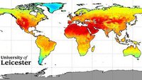 Progetto GlobTemperature - mappa terrestre