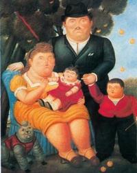 famiglia sovrappeso (Botero)