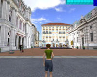 Riproduzione di Piazza Carlo Alberto (Torino) su Second Life
