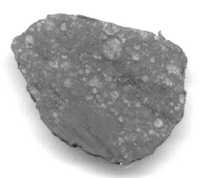 campione di meteorite (condrite carbonacea)