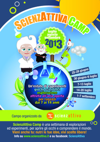Scienzattiva Camp 2013 - locandina