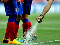 Il segreto dietro lo spray usato nelle partite dei mondiali