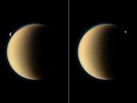 Lo spettacolo del sole su Titano
